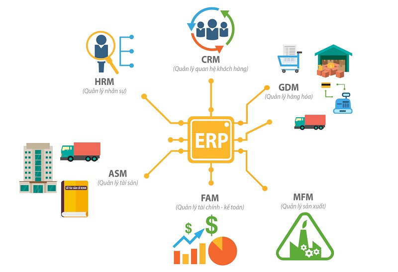Các phần mềm ERP quản trị doanh nghiệp ngày càng được ưa chuộng