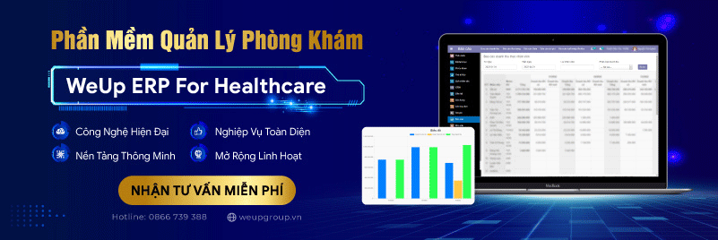 Phần mềm quản lý phòng khám Nhi WeUp ERP For Healthcare