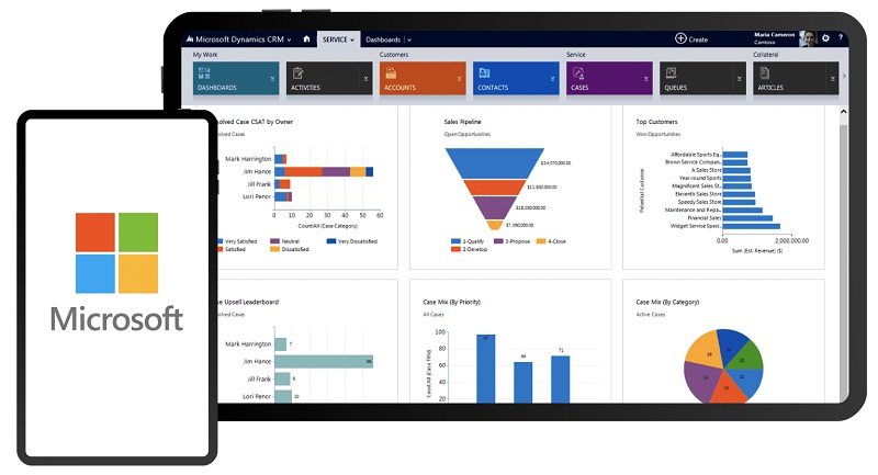 Phần mềm quản lý khách hàng Microsoft Dynamic CRM