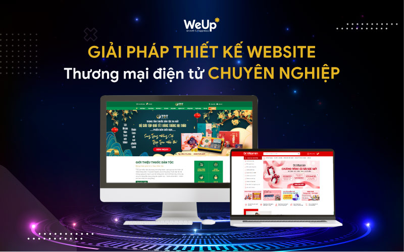 Thiết kế website thương mại điện tử WeUp