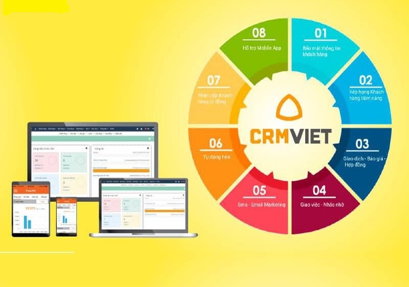 Phần mềm CRMVIET được đánh giá tốt nhất hiện nay