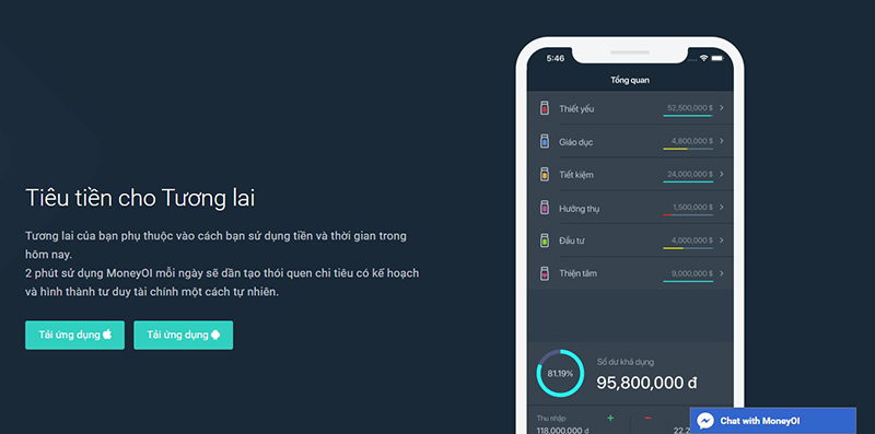 Apps quản lý chi tiêu MoneyOi do người Việt phát triển