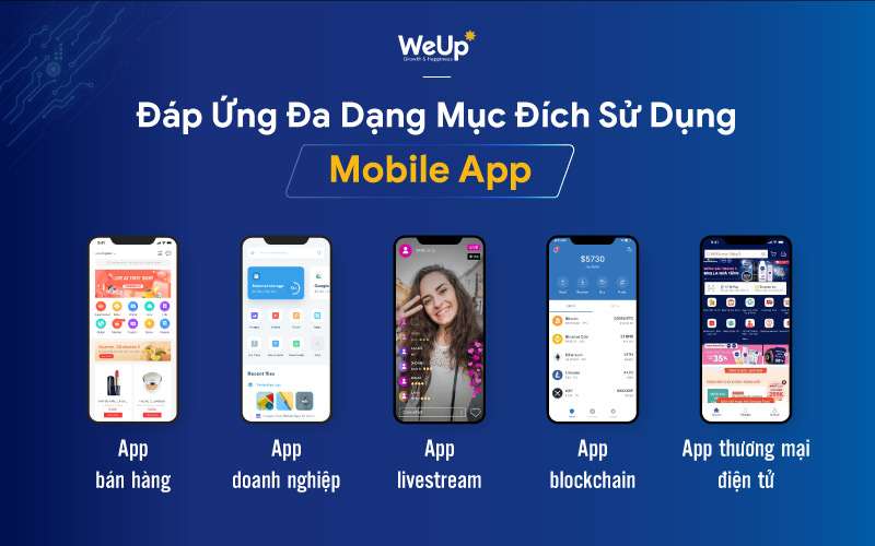 Tư vấn và triển khai Mobile App WeUp