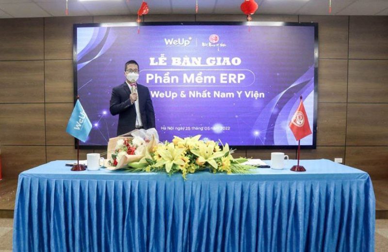 Ông Nguyễn Văn Nam phát biểu tại buổi lễ bàn giao phần mềm