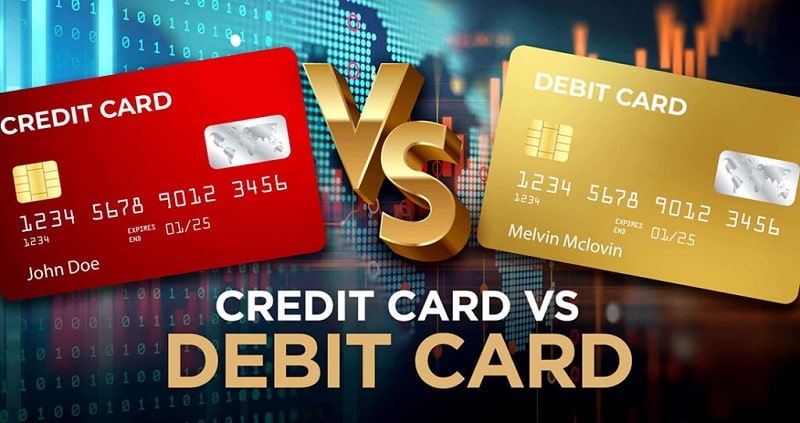 Thẻ ghi nợ và thẻ tín dụng là hai loại thẻ hoàn toàn khác biệt nhau