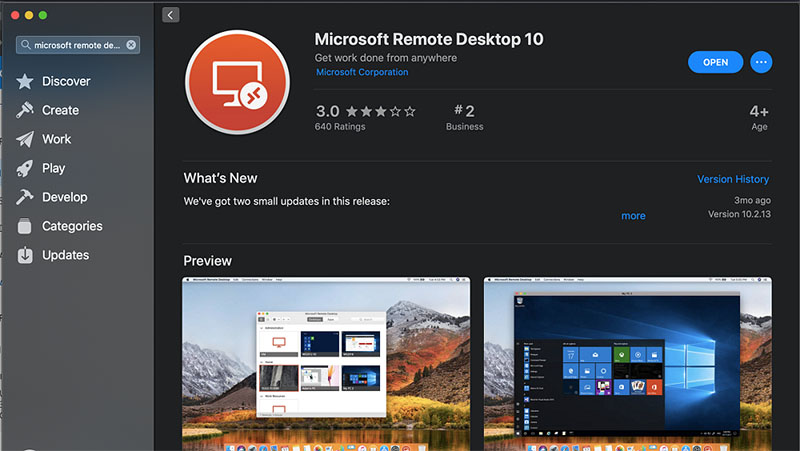 Microsoft Remote Desktop là ứng dụng uy tín hàng đầu hiện nay