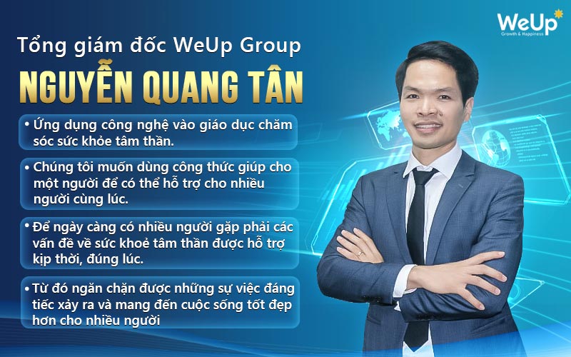 Tổng giám đốc WeUp Group Nguyễn Quang Tân 